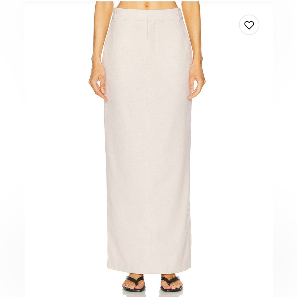 NWT - L'Academie Cream Maxi Skirt - Picture 4 of 7